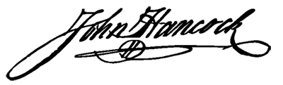 image of John Hancock's signature