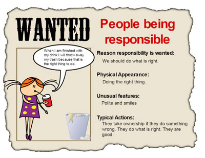 image of student-created PSA in the form of a wanted poster
