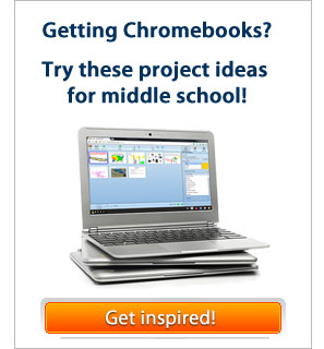 Middle school lessons for Chromebooks